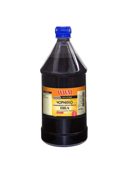 Чорнило WWM для Epson L8050/L18050 1000г Black водорозчинне (E88/B-4)