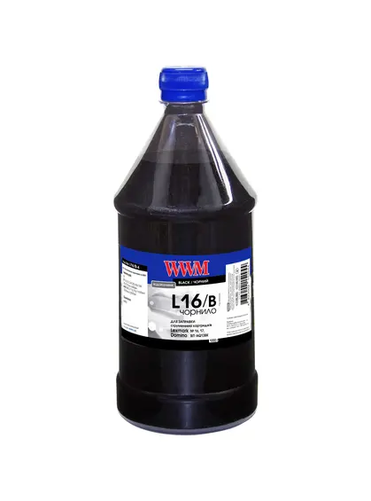 Чорнило WWM для Lexmark №16/17 1000г Black водорозчинне (L16/B-4) Чорнило WWM для Lexmark №16/17 1000г Black водорозчинне (L16/B-4)