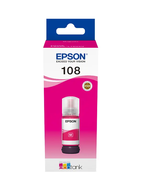 Контейнер з чорнилами Epson для L8050/L18050 108 70мл Magenta (C13T09C34A)