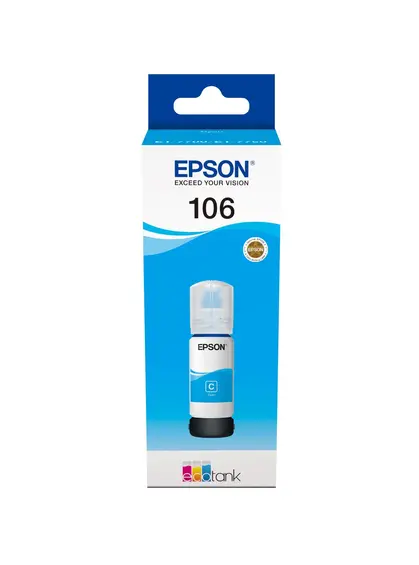 Контейнер з чорнилами Epson для L7160/7180 106 70мл Cyan (C13T00R240)