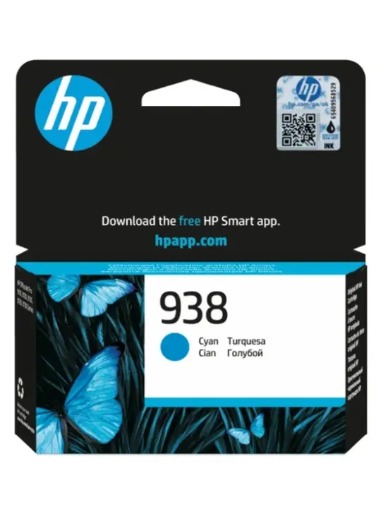 Картридж HP Картридж HP No.938 OfficeJet Pro 9110b/9120/9120b/9130/9130b/9700/9700e Cyan (800 стор) Cyan (4S6X5PE)