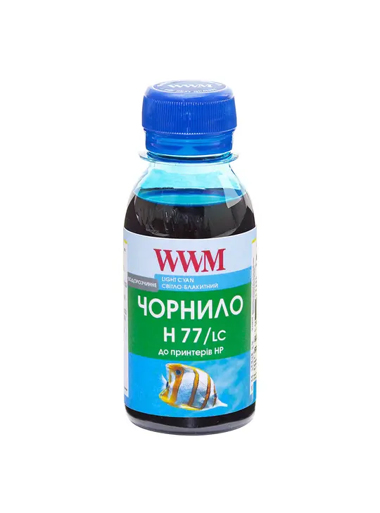 Чорнило WWM для HP №177/85 100г Light Cyan водорозчинне (H77/LC-2)
