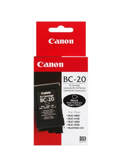 Картридж Canon S100/S200/BJC-4000 BC-20Bk Black (0895A002) аналог BC-23