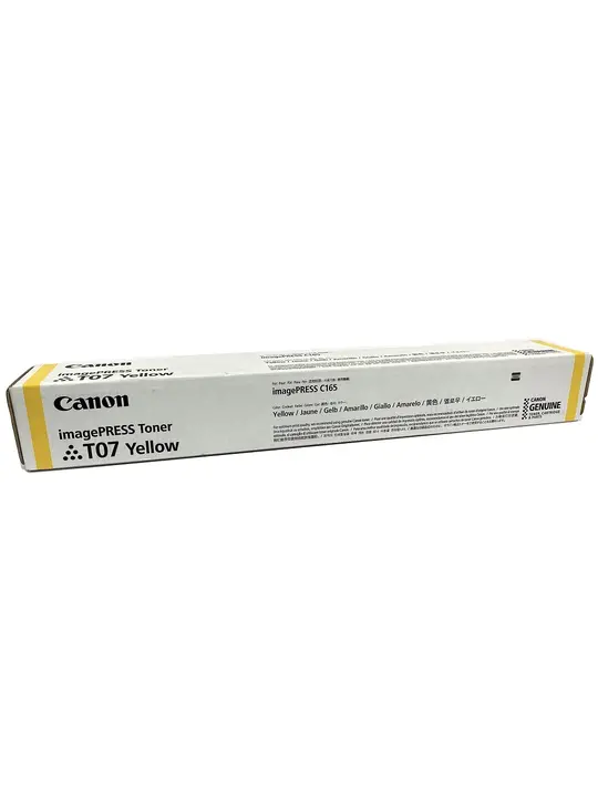 Canon Картридж жовтий  для Image Press C160 T07 Toner Yellow (3644C001AA)