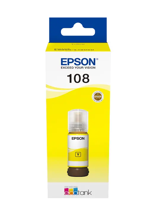 Контейнер з чорнилами Epson для L8050/L18050 108 70мл Yellow (C13T09C44A)