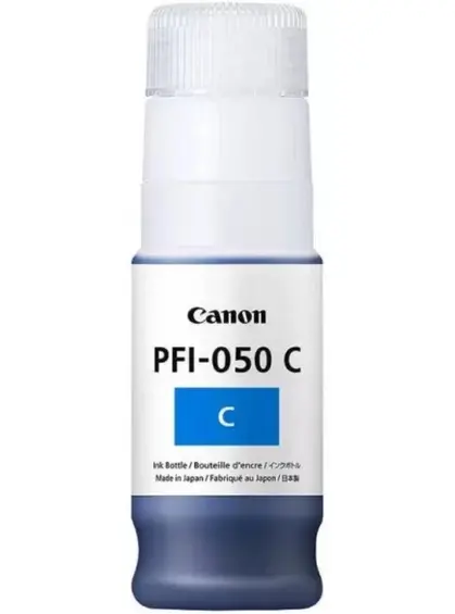 Контейнер з чорнилами Canon для imagePROGRAF TC-20/TC-20M, PFI-050 70мл Cyan (5699C001AA)