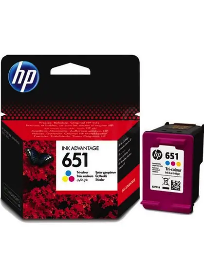 Картридж HP Deskjet 5575, Officejet 202 HP 651 Color (C2P11AE)