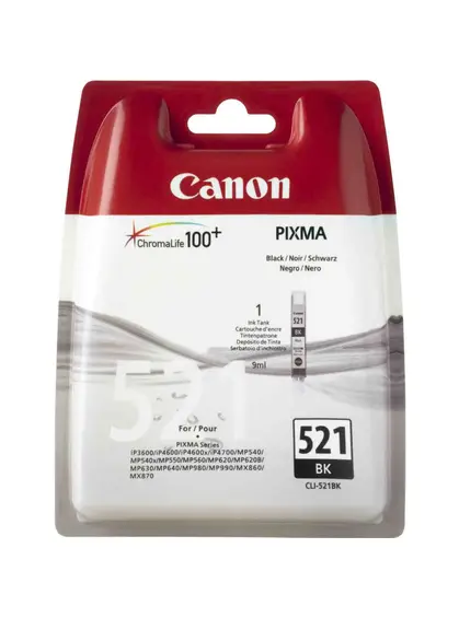 Картридж Canon Картридж Canon CLI-521Bk MP540/630 Black (2933B004)