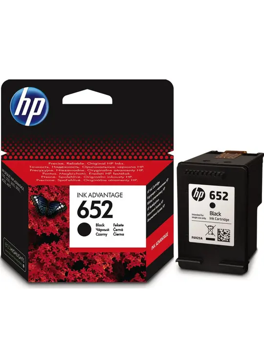 Картридж HP DJ Ink Advantage 1115/2135/ 3635/3835 HP 652 Black (F6V25AE)