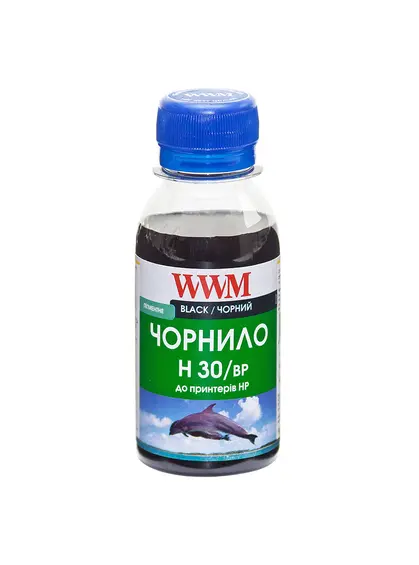 Чорнило WWM для HP №21/121/122 100г Black пігментне (H30/BP-2)