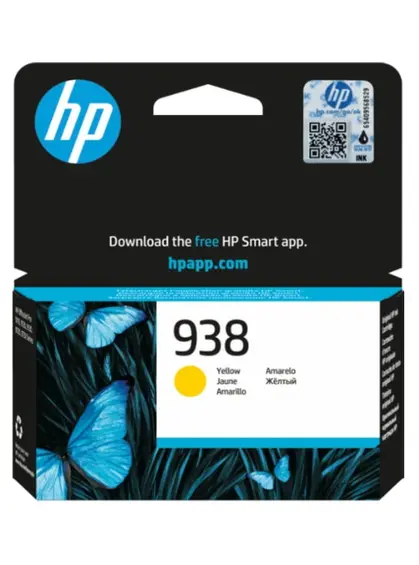 Картридж HP Картридж HP No.938 OfficeJet Pro 9110b/9120/9120b/9130/9130b/9700/9700e Yellow (800 стор) Yellow (4S6X7PE)