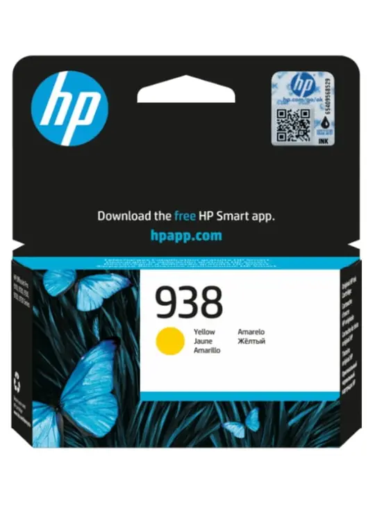 Картридж HP Картридж HP No.938 OfficeJet Pro 9110b/9120/9120b/9130/9130b/9700/9700e Yellow (800 стор) Yellow (4S6X7PE)
