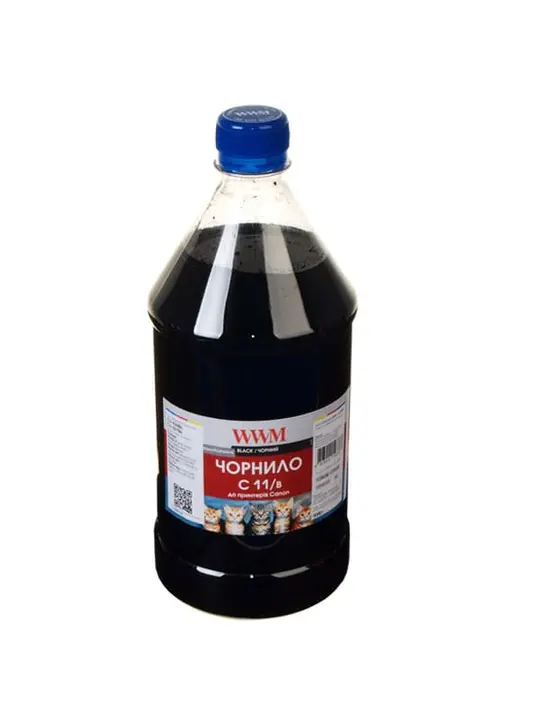 Чорнило WWM для Canon CLI-521B/CLI-426B 1000г Black водорозчинне (C11/B-4)