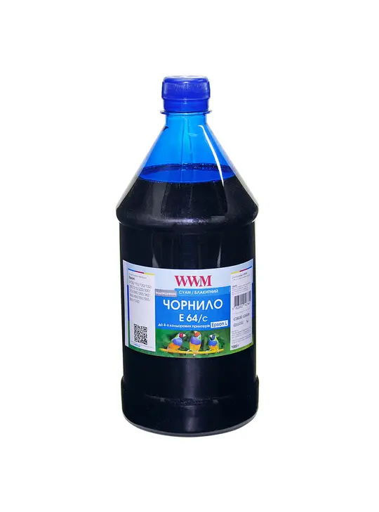 Чорнило WWM для Epson L110/L210/L355 1000г Cyan водорозчинне (E64/C-4)