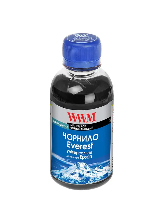 Чорнило WWM EVEREST для Epson 100г Matte Black пігментне (EP02/MBP-2)
