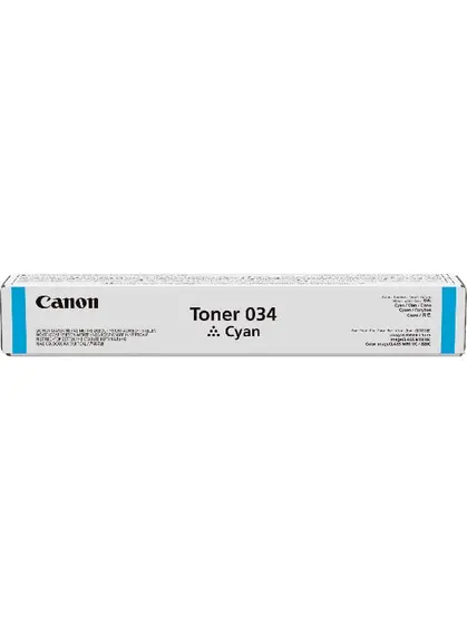 Туба з тонером Canon 034 для iRC-C1225/1225iF 7300 ст. Cyan (9453B001)