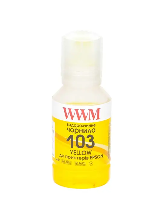 Чорнило WWM 103 для Epson L3100/3110/3150 140г Yellow (E103Y)