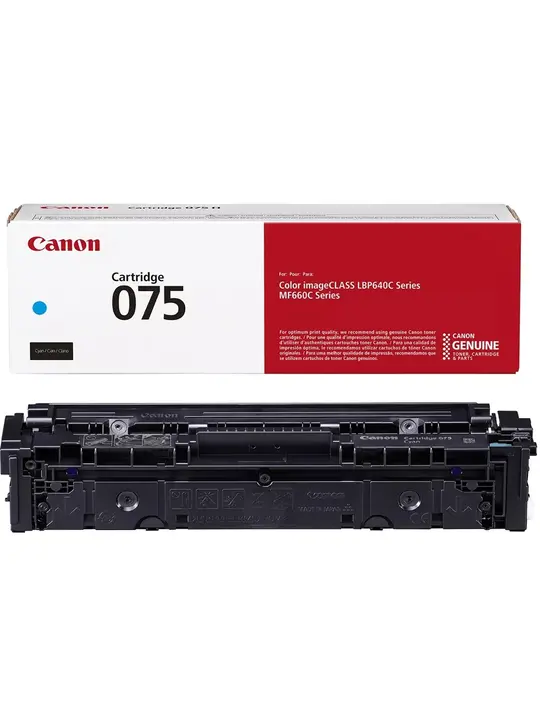 Картридж тон. Canon 075 для i-SENSYS LBP646Cdw 1300 ст. Cyan (6364C002)