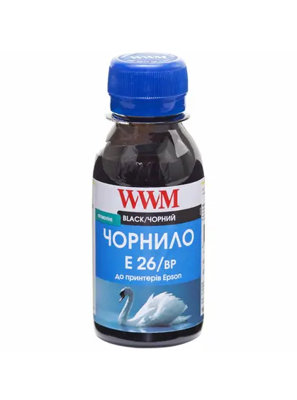 Чорнило WWM для Epson Expression Premium XP-600/XP-605/XP-700 100г Black пігментне (E26/BP-2)