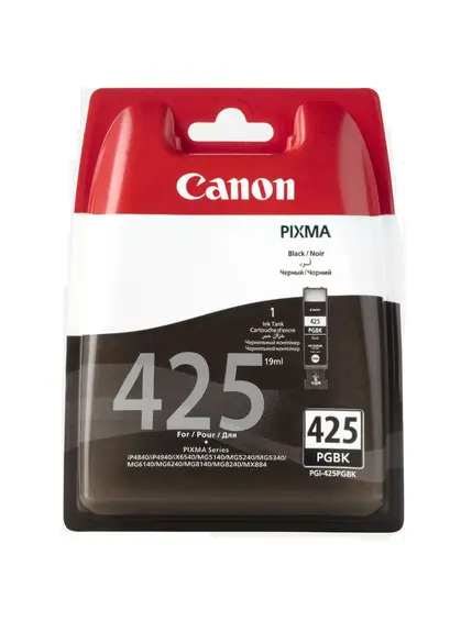 Картридж Canon Pixma MG5140/MG5240/MG6140 PGI-425Bk Black (4532B001)