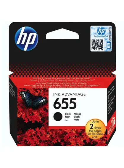 Картридж HP DJ Ink Advantage 3525/4615/4625 HP 655 Black (CZ109AE)