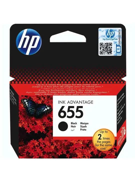 Картридж HP DJ Ink Advantage 3525/4615/4625 HP 655 Black (CZ109AE)