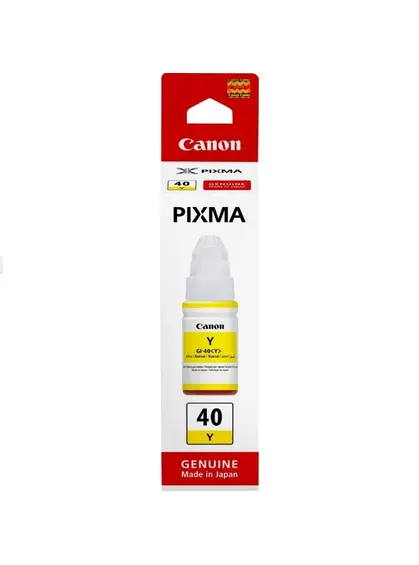 Контейнер з чорнилами Canon для GM2040/G5040/G6040, GI-40Y 40 70мл Yellow (3402C001)