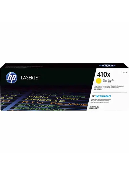 Картридж тон. HP 410X для LJ Pro M452dn/M452nw/M477fdn 5000 сторінок Yellow (CF412X)