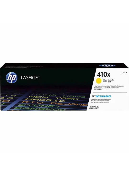 Картридж тон. HP 410X для LJ Pro M452dn/M452nw/M477fdn 5000 сторінок Yellow (CF412X)