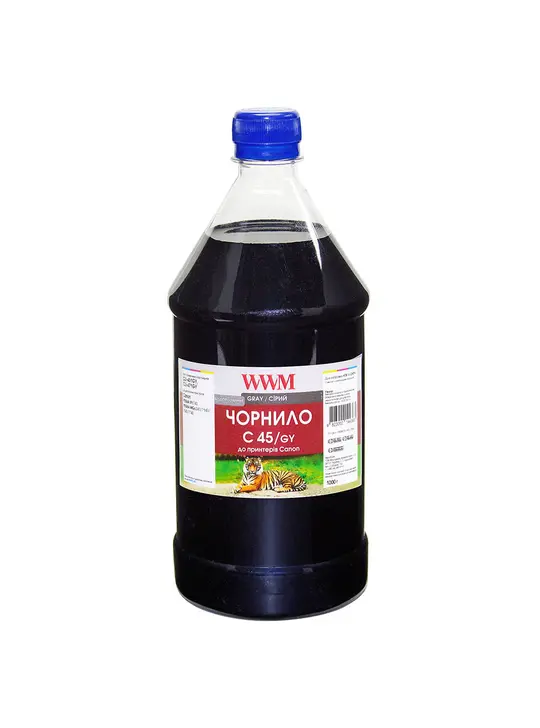 Чорнило WWM для Canon CLI-451GY 1000г Gray водорозчинне (C45/GY-4)