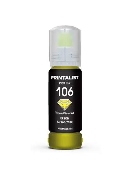 Чорнило PRINTALIST 105 для Epson L7160/7180 70г Yellow водорозчинне (PL106Y)