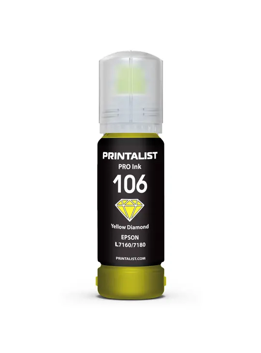 Чорнило PRINTALIST 105 для Epson L7160/7180 70г Yellow водорозчинне (PL106Y)