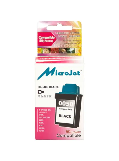 Картридж MicroJet для Lexmark CJ Z12/Z22/Z32 аналог №50 Black (HL-50B)