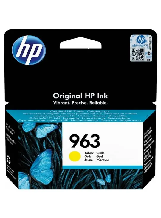 Картридж HP OfficeJet Pro 9013/9023, HP 963 Yellow (3JA25AE)