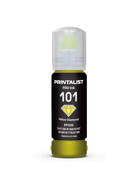 Чорнило PRINTALIST 101 для Epson L4150/4160 70г Yellow водорозчинне (PL101Y)