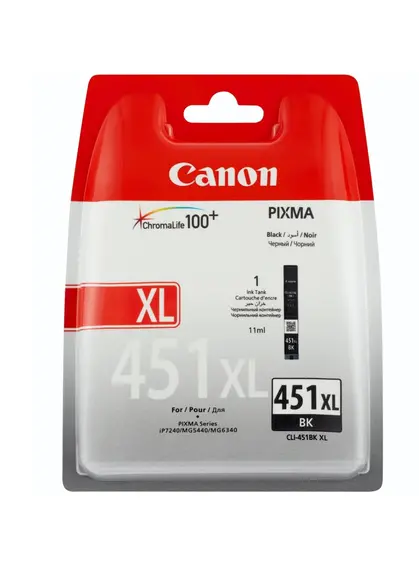 Картридж Canon Картридж Canon CLI-451Bk XL (Black) PIXMA MG5440/MG6340 Black (6472B001)