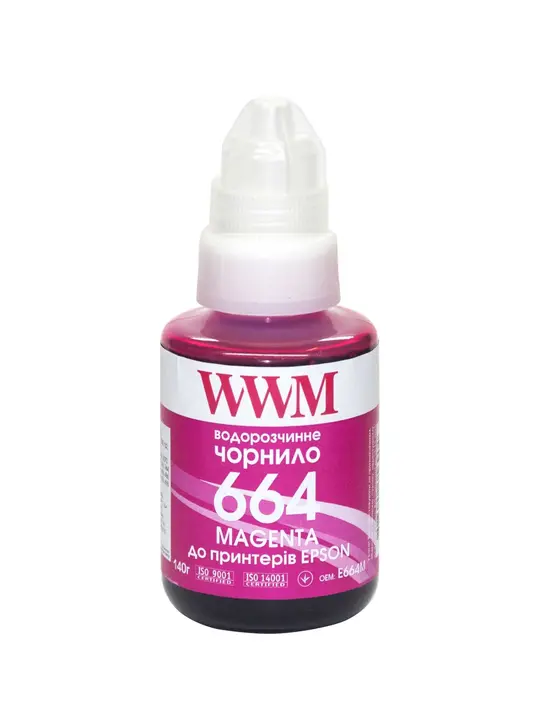 Чорнило WWM 664 для Epson L110/L210/L300 140г Magenta водорозчинне (E664M)