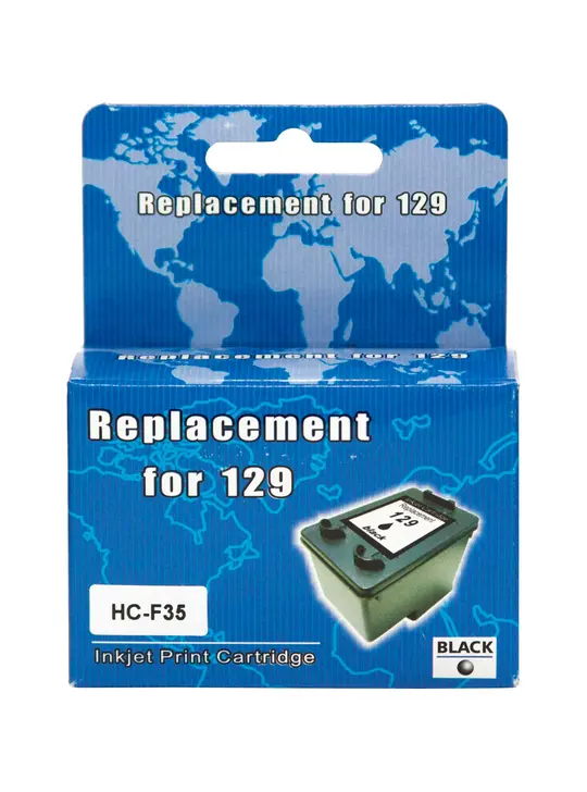 Картридж MicroJet для HP DJ 5943/PS 2573/8053/8753 аналог HP №129 Black (HC-F35)
