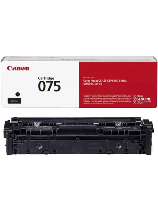Картридж тон. Canon 075 для i-SENSYS LBP646Cdw 1400 ст. Black (6365C002)