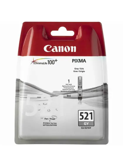 Картридж Canon Pixma MP980/MP990 CLI-521GY Gray (2937B004/2937B001)