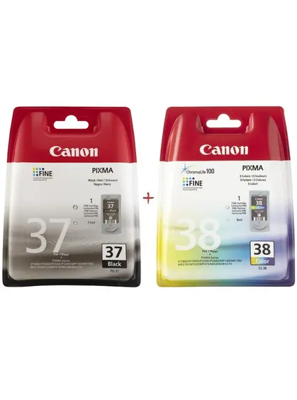Комплект струменевих картриджів Canon Pixma iP1800/iP2600 PG-37/CL-38 Black/Color (Set37)
