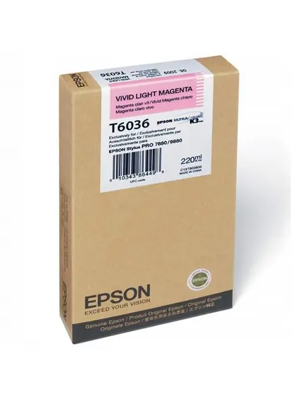 Картридж Epson Stylus Pro 7880/9880 Vivid Light Magenta (C13T603600) підвищеної ємності