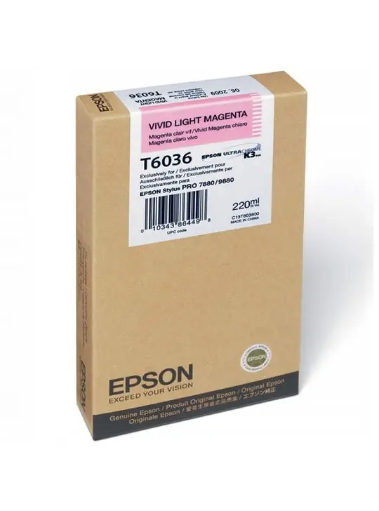 Картридж Epson Stylus Pro 7880/9880 Vivid Light Magenta (C13T603600) підвищеної ємності