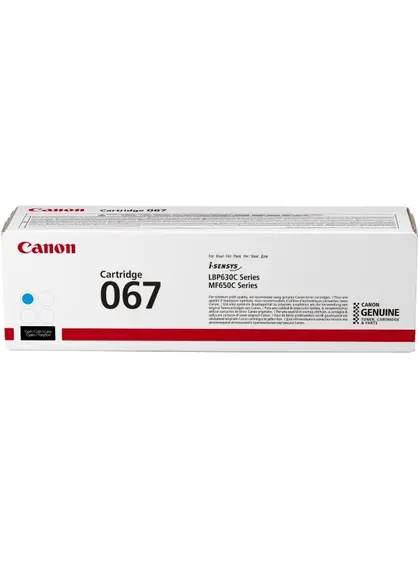 Картридж тон. Canon 067 для MF651Cw/MF655Cdw/MF657Cdw/LBP631Cw/LBP633Cdw 1250 ст. Cyan (5101C002)