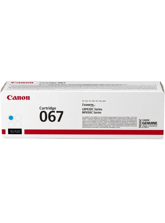 Картридж тон. Canon 067 для MF651Cw/MF655Cdw/MF657Cdw/LBP631Cw/LBP633Cdw 1250 ст. Cyan (5101C002)