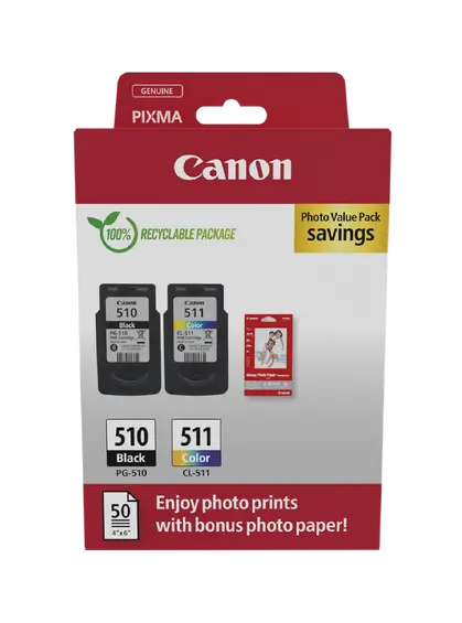 Комплект струменевих картриджів Canon Black/Color (2970B017AA)