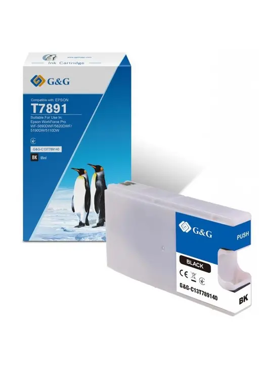 Картридж G&G для Epson WF-5110/WF-5620 аналог T7891 (G&G-C13T789140)