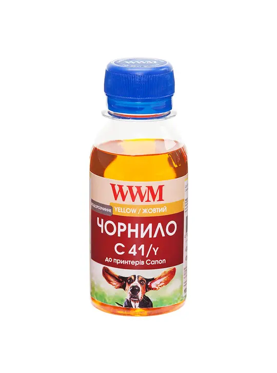 Чорнило WWM для Canon CL-41C/CL-51C/CLI-8Y 100г Yellow водорозчинне (C41/Y-2)