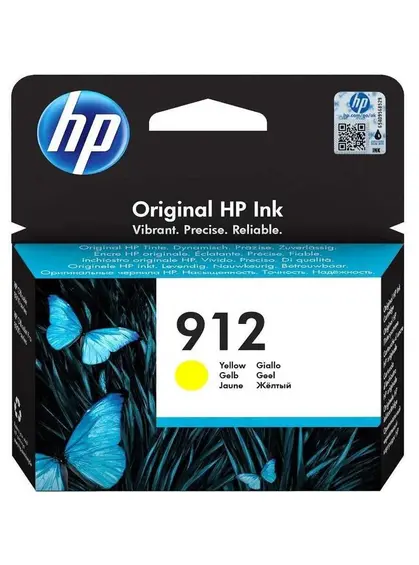 Картридж HP Officejet Pro 8023, HP 912 Yellow (3YL79AE)