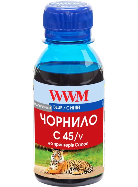 Чорнило WWM для Canon CLI-481PB 100г Blue водорозчинне (C45/V-2)